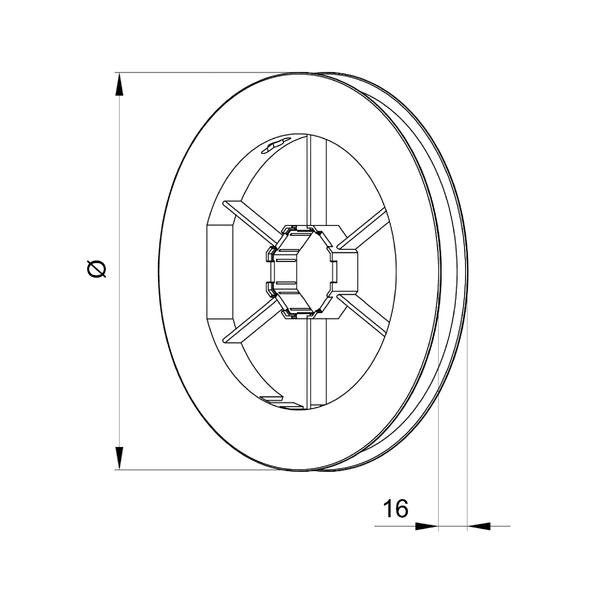 Pulley without cap